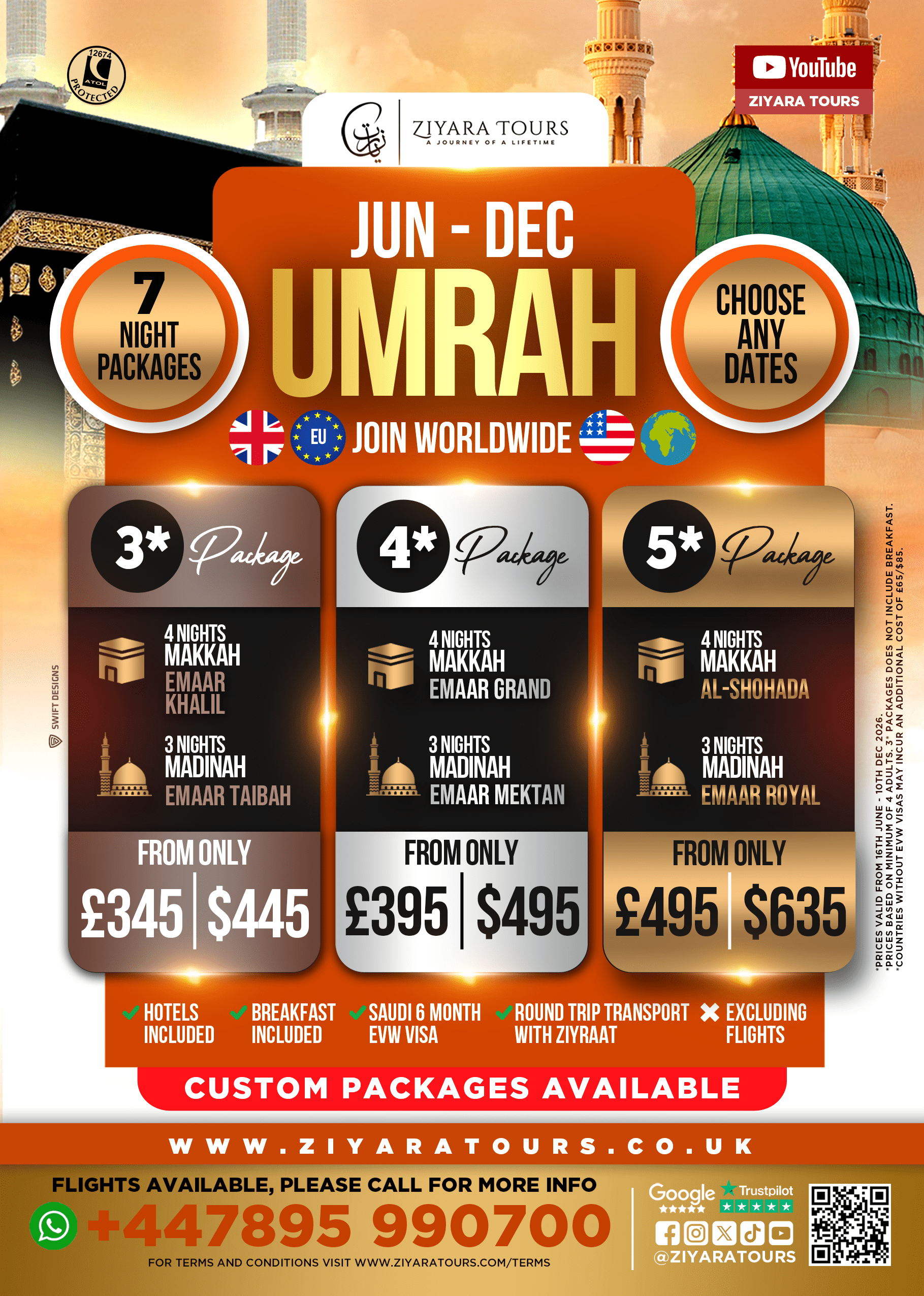 Umrah, Custom Package