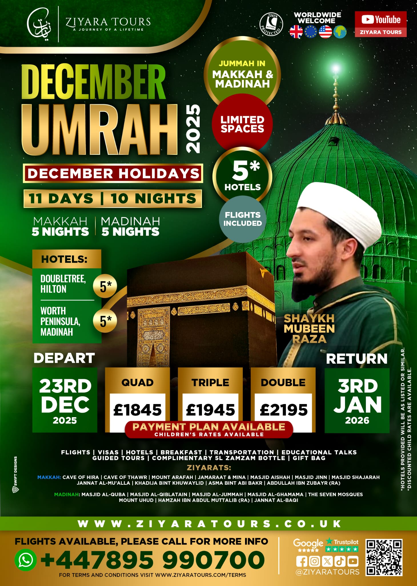 Umrah Package, Dec Tour 2025