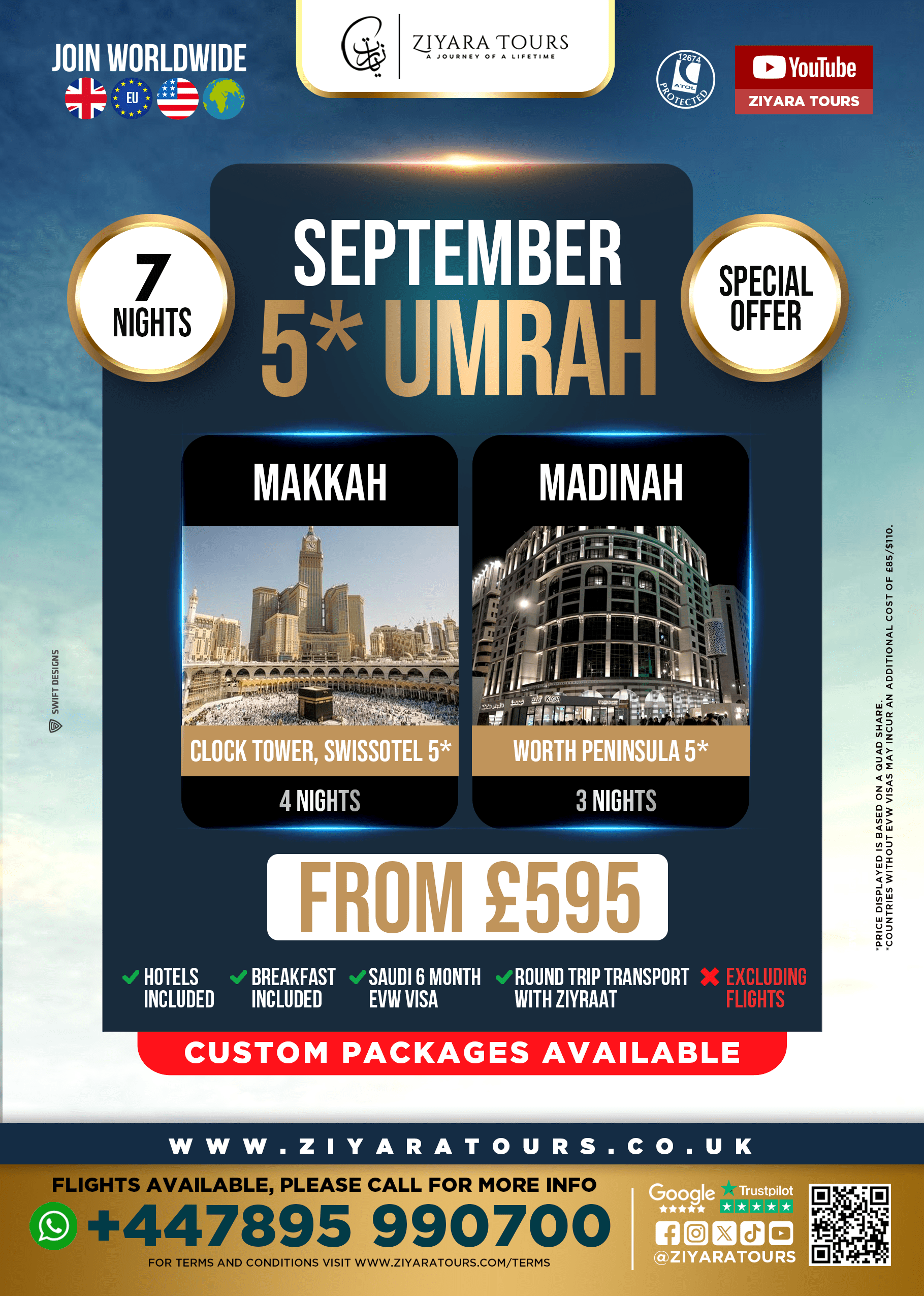 Umrah, 5 Star Tour (Special Offer)