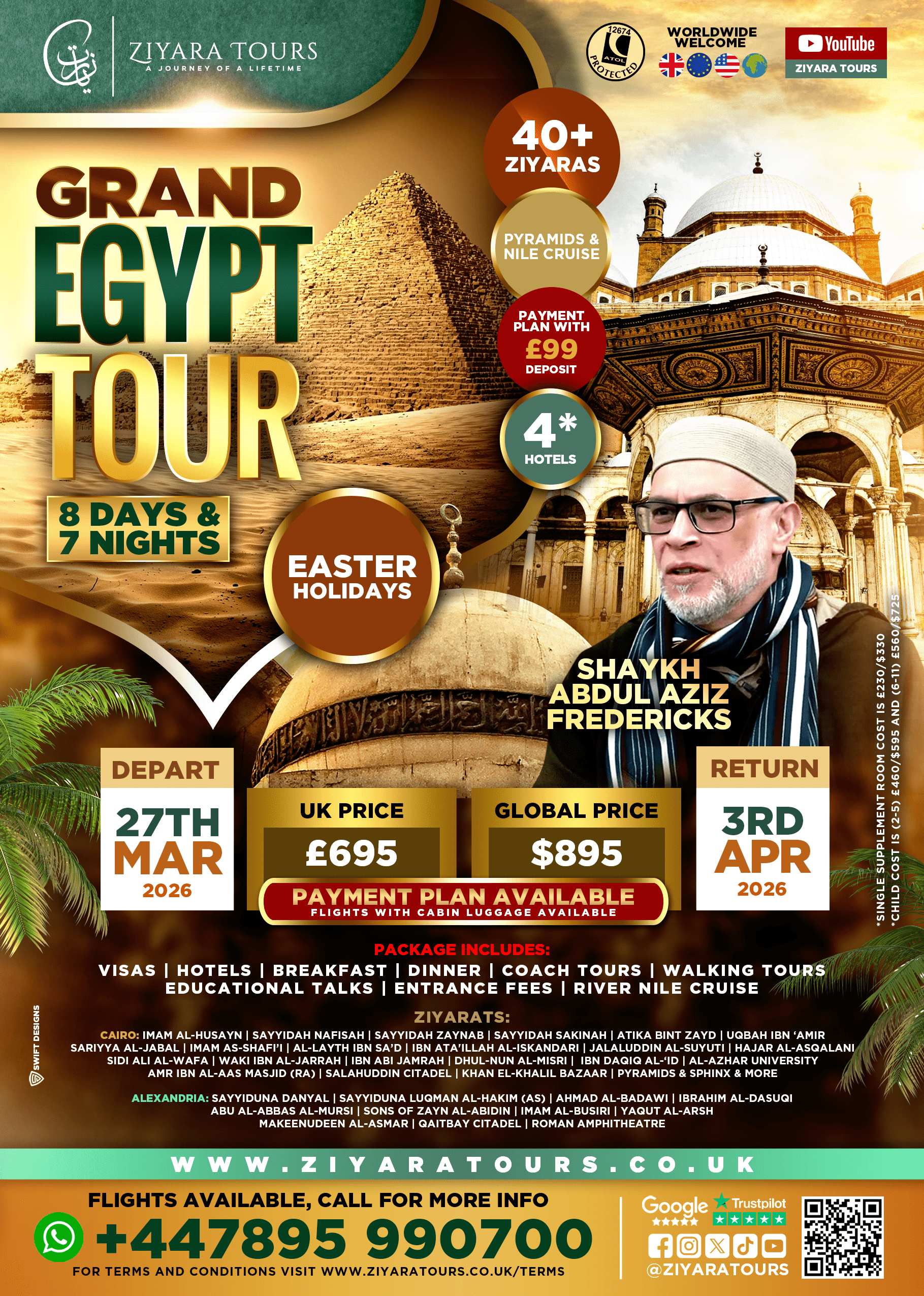 Egypt Grand Tour (Easter Holidays) 2026