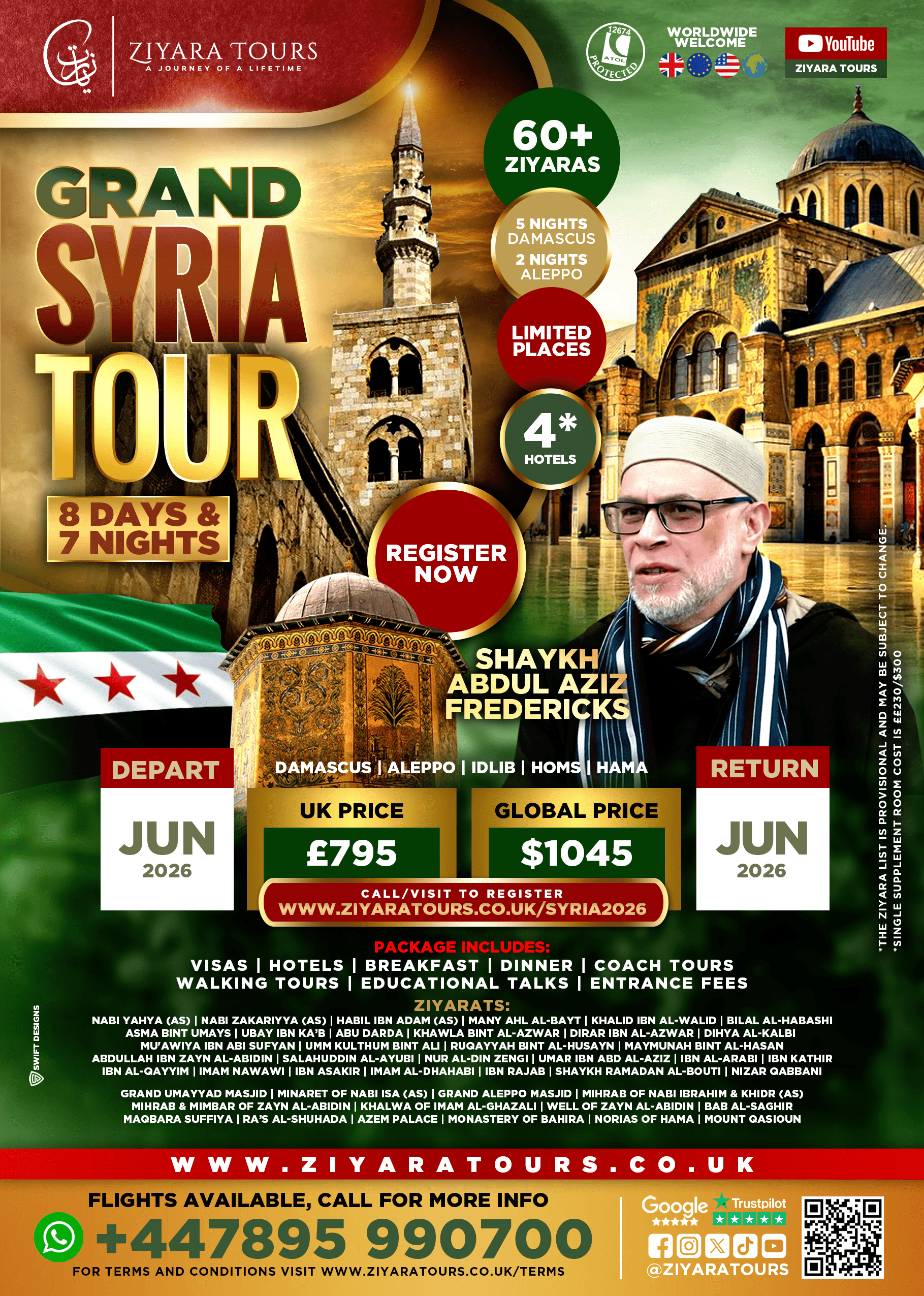 Syria Grand Tour, June 2026