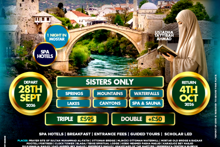 Bosnia Tour, Sept 2026 (Sisters Retreat)
